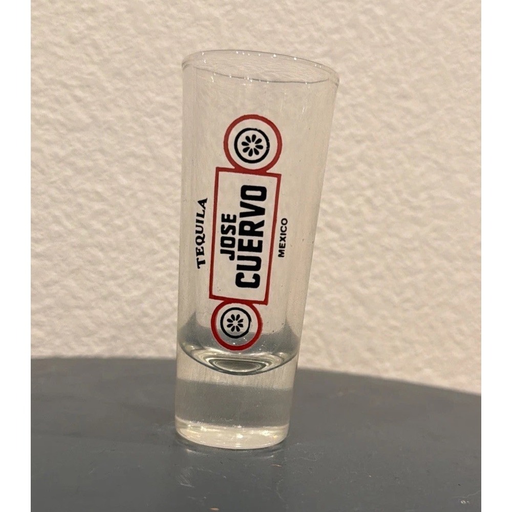 JOSE CUERVO MEXICO Shot Glass ~ Rare ~ Vintage Branding Collectible